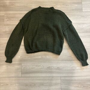 Women's Green Sweater